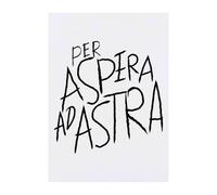 Azeeda 'Per Aspera ad Astra Motivational Text' Temporary Tattoo - Water Resistant, Skin-Safe, Non-Toxic Transfer (TO00093853)
