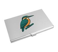 Azeeda 'Perched Kingfisher' Business Card Holder/Credit Card Wallet (CH00048996)