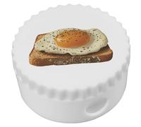 Azeeda 'Perfect Sunny Side Up Egg on Toast' Compact Pencil Sharpener (PS00054741)
