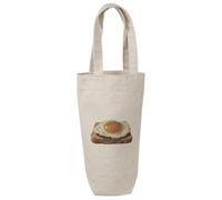 Azeeda 'Perfect Sunny Side Up Egg on Toast' Cotton Wine Bottle Gift/Travel Bag (BL00048590)