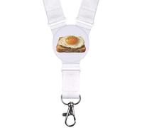 Azeeda 'Perfect Sunny Side Up Egg on Toast' Neck Strap/Lanyard (LY00044950)
