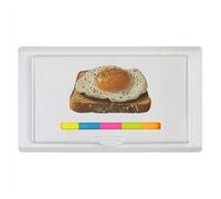 Azeeda 'Perfect Sunny Side Up Egg on Toast' Sticky Note Ruler Pad (ST00045850)