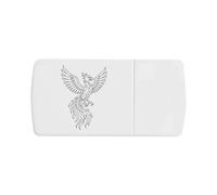 Azeeda 'Phoenix Outline' Pill Box with Tablet Splitter (PI00038226)