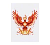 Azeeda 'Phoenix Rising From Fire' Temporary Tattoo - A6 (TO00098369)