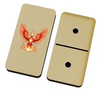 Azeeda 'Phoenix Rising from Flames' Domino Set & Box (DM00055388)