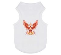 Azeeda 'Phoenix Rising from Flames' Pet Dog/Cat T-Shirt, M (PT00179854)