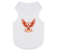 Azeeda 'Phoenix Rising from Flames' Pet Dog/Cat T-Shirt, S (PT00179853)