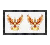 Azeeda 'Phoenix Rising from Flames' Pet Feeding Mat (PM00036251)