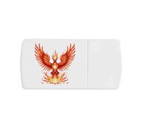 Azeeda 'Phoenix Rising from Flames' Pill Box with Tablet Splitter (PI00041365)