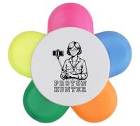 Azeeda 'Photon Hunter Girl' Flower Shape Highlighter Pen (HL00049214)