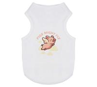Azeeda 'Pigs Might Fly' Pet Dog/Cat T-Shirt, S (PT00170017)