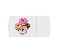 Azeeda 'Pile of Donuts' Pill Box with Tablet Splitter (PI00041810)