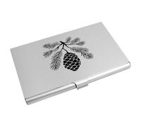 Azeeda 'Pine Cone and Branches' Business Card Holder/Credit Card Wallet (CH00048287)
