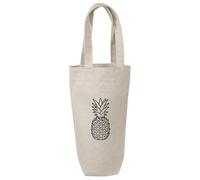 Azeeda 'Pineapple' Cotton Wine Bottle Gift/Travel Bag (BL00049671)