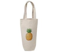 Azeeda 'Pineapple' Cotton Wine Bottle Gift/Travel Bag (BL00049672)