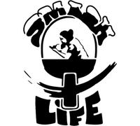 Azeeda 'Ping Pong Passion' Reusable Stencil - Durable Decorative Template for Painting and Spraying on Walls, Tiles, Wood, Fabric & Craft Projects - L (A4) (WS00059315)