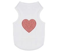 Azeeda 'Pink Celtic Love Heart' Pet Dog/Cat T-Shirt, M (PT00170758)