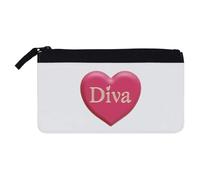 Azeeda 'Pink Heart Diva' Pencil Case (PC00065164)