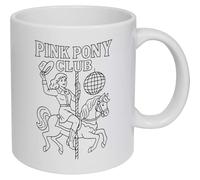 Azeeda 'Pink Pony Club' Ceramic Mug - 320ml (11oz) (MG00090984)