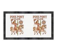 Azeeda 'Pink Pony Club' Pet Feeding Mat (PM00031158)