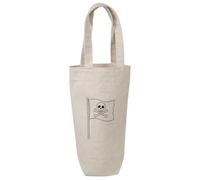 Azeeda 'Pirate Flag' Cotton Wine Bottle Gift/Travel Bag (BL00044924)