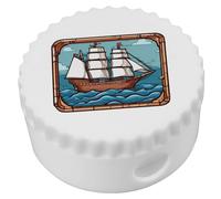 Azeeda 'Pirate Ship' Compact Pencil Sharpener (PS00055454)