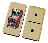 Azeeda 'Pirate Themed Arcade Machine' Domino Set & Box (DM00059193)