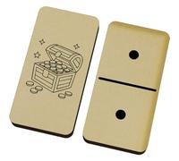 Azeeda 'Pirate Treasure Chest' Domino Set & Box (DM00052360)