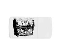 Azeeda 'Pirate Treasure Chest' Pill Box with Tablet Splitter (PI00038184)