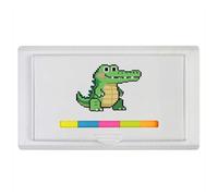 Azeeda 'Pixel Art Crocodile' Sticky Note Ruler Pad (ST00044316)