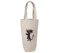 Azeeda 'Pixel Art Imp With Candle' Cotton Wine Bottle Gift/Travel Bag (BL00049894)
