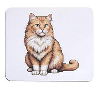 Azeeda 'Pixel Style British Longhair Cat' Mouse Mat/Desk Pad (MO00044360)