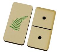 Azeeda 'Pixel Style Fern Leaf' Domino Set & Box (DM00054971)