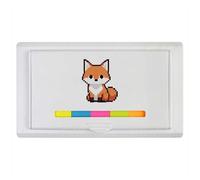 Azeeda 'Pixel Style Red Fox' Sticky Note Ruler Pad (ST00044944)