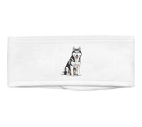 Azeeda 'Pixel Style Siberian Husky' Beauty Head Band/Hair Band (HB00044575)