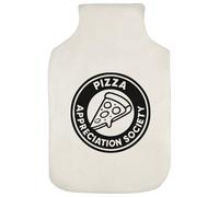 Azeeda 'Pizza Appreciation Society' Hot Water Bottle Cover (HW00043947)
