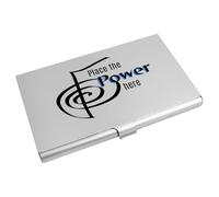 Azeeda 'Place The Power Here' Business Card Holder/Credit Card Wallet (CH00051630)