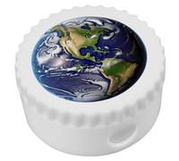 Azeeda 'Planet Earth' Compact Pencil Sharpener (PS00053580)