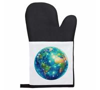 Azeeda 'Planet Earth Disco Ball' Oven Glove/Mitt (OG00063606)