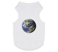 Azeeda 'Planet Earth' Pet Dog/Cat T-Shirt, S (PT00177777)