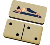 Azeeda 'Plank Yoga Pose' Domino Set & Box (DM00056005)
