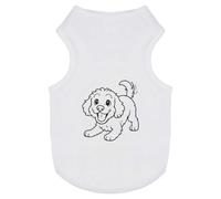 Azeeda 'Playful Cockapoo Dog' Pet Dog/Cat T-Shirt, L (PT00164871)