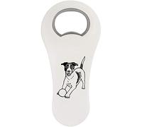 Azeeda 'Playing Jack Russell' Bottle Opener Fridge Magnet (BO00030799)