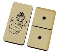 Azeeda 'Point Blank' Domino Set & Box (DM00056881)