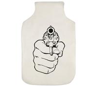 Azeeda 'Point Blank' Hot Water Bottle Cover (HW00049373)