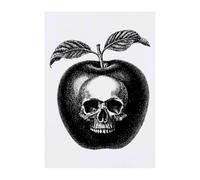 Azeeda 'Poison Apple' Temporary Tattoo - A6 (TO00104015) | Water Resistant Skin Safe Transfer for Parties, Costumes and Gifts
