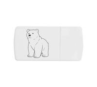 Azeeda 'Polar Bear' Pill Box with Tablet Splitter (PI00042270)