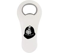 Azeeda 'Police Helmet' Magnetic Bottle Opener (BO00031728) | Fridge Magnet / Flat Bar Tool for Beer, Soft Drinks and Home Bars