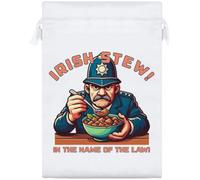 Azeeda 'Policeman With Irish Stew' Satin Gift Bag - 25cm (SB00158999)