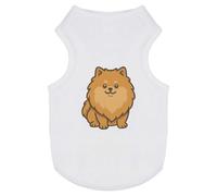 Azeeda 'Pomeranian Dog' Pet Dog/Cat T-Shirt, XS (PT00156260)